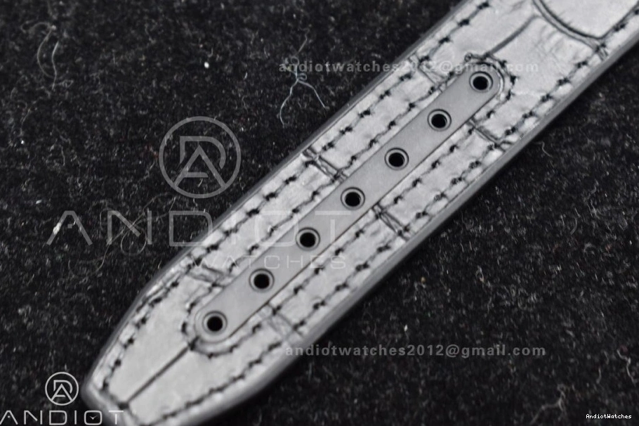 418 Gummy Dial Sophisticated Super Edition Strap A8900 Gray SS 1:1 Black Best on Constellation SBF Clone 0409